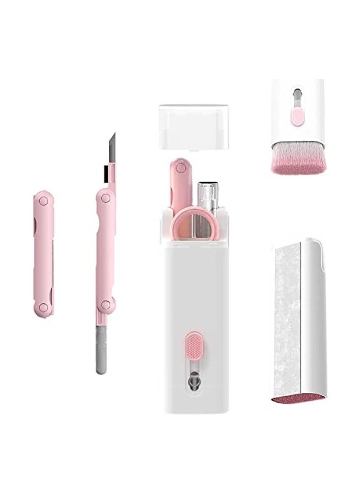PROMASS - Laptop Cleaner, 7 in 1 Keyboard Cleaner Set, Computer MacBook Earphone Cleaning Kit, Tablet and Screen Dust Brush Including Soft Sweep, Swipe, 3 in 1 Airpod Cleaner - Image 1