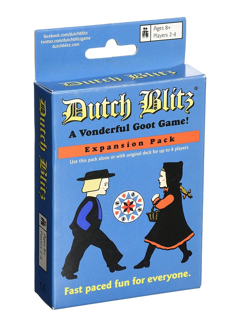 Dutch Blitz: Expansion Pack, Use Expansion Pack Alone or with Original Deck to Play with 2-4 Players, 4 New Card Colors, Fast Paced Fun for Everyone, for Ages 8 and Up - Image 2