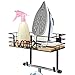 TJMOREE TJ.MOREE Ironing Board Hanger - Laundry Room Iron and Ironing Board Holder, Metal Wall Mount with Large Storage Wooden - Image 2