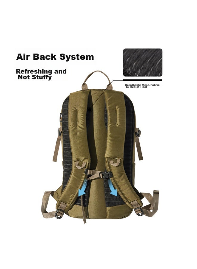 Mobigarden Hiking Backpack, Outdoor Camping Trekking Large Capacity Rucksack, Fengying Nx24664006, Sand Khaki - Image 4