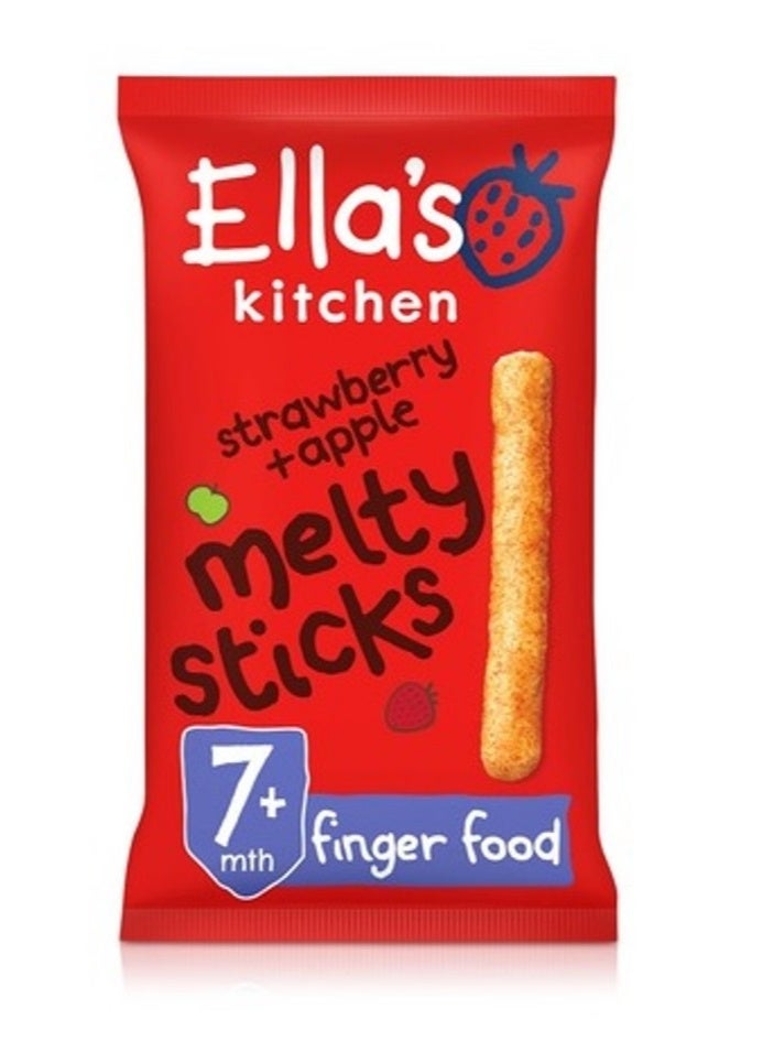 Ella's Kitchen Strawberry Apple Melty Sticks 7m 16g