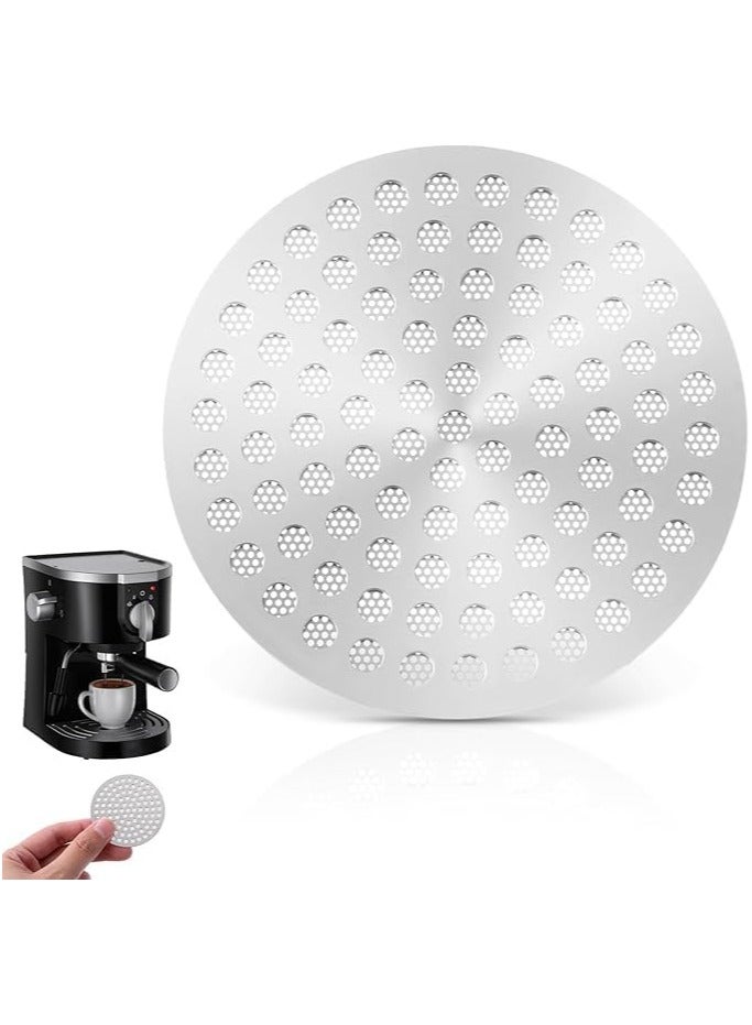 باك سكرين 51 مم للبورتافلتر - شبكة فلتر إسبريسو من الستانلس ستيل - مصفاة توزيع مياه قابلة لإعادة الاستخدام لاستخلاص مثالي وكريمة غنية - Image 1