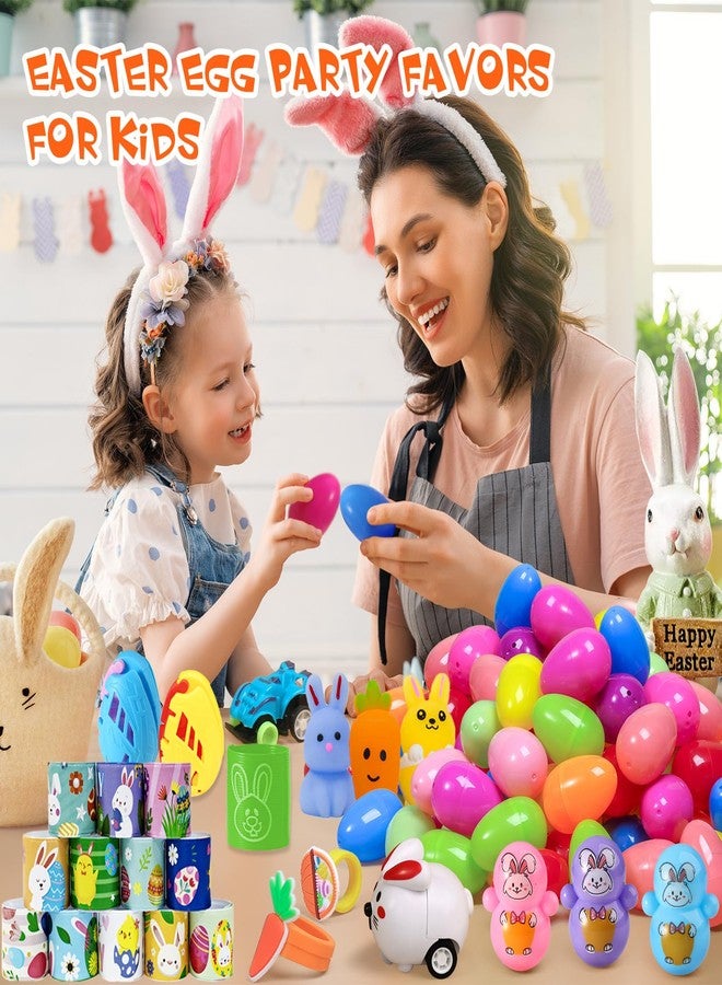 ٢٠٠ بيضة عيد فصح معبأة مسبقًا بالألعاب، حشوات لسلال عيد الفصح، جوائز لألعاب البحث عن بيض عيد الفصح، هدايا للأطفال الصغار، هدايا للفصول الدراسية، حشوات لأكياس الهدايا، حشوات لبياناتا - Image 5