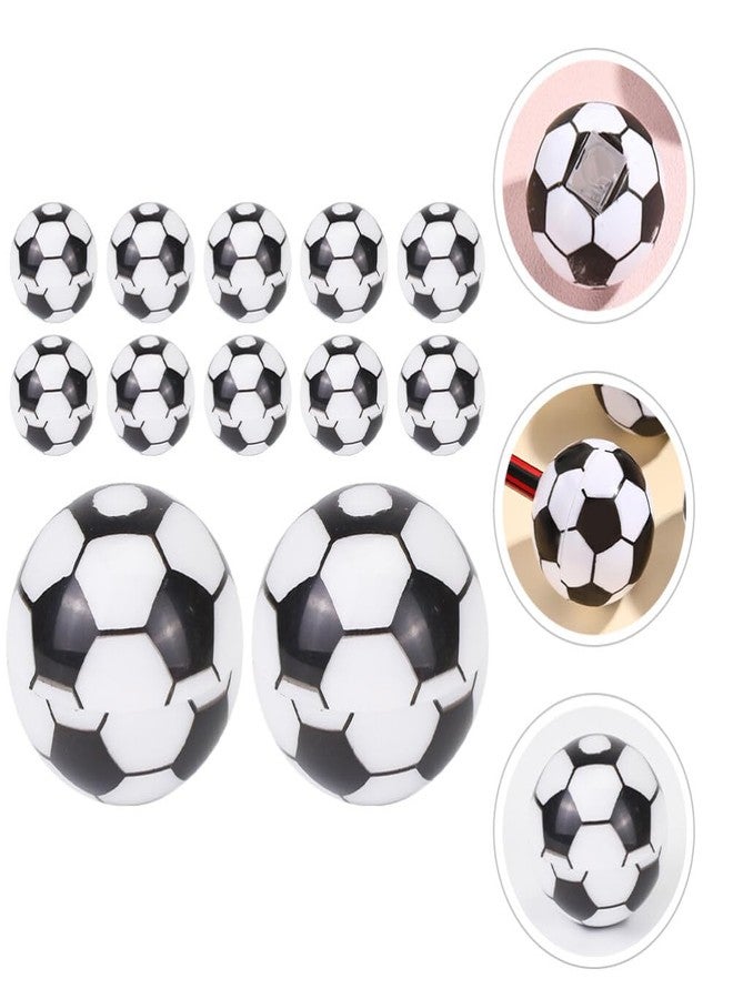 KALLORY Football Shaped Pencil Sharpener Manual Single Hole Compact Portable Sharpener for Students School Supplies Easy to Use - Image 4