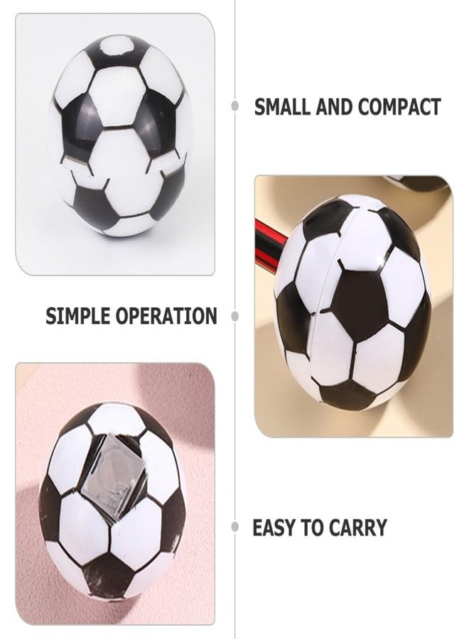 KALLORY Football Shaped Pencil Sharpener Manual Single Hole Compact Portable Sharpener for Students School Supplies Easy to Use - Image 5