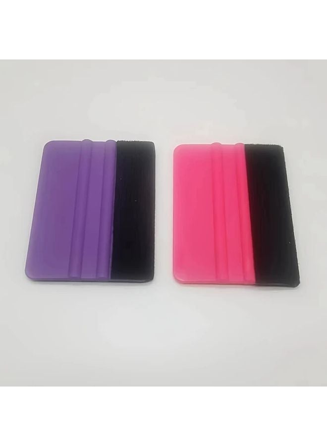 قطعتان من مجموعة أدوات كشط الفينيل الوردي للشعاب المرجانية لتطبيقات الحرف اليدوية - Image 1