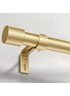MarlaMall Extendable Stainless Steel Metal Curtain Rod, Retractable Extension, Decorative Curtain Pole Set, Gold Spliced Heavy Duty Metal Curtain Pole 80cm-300cm with Bracket  - Image 2