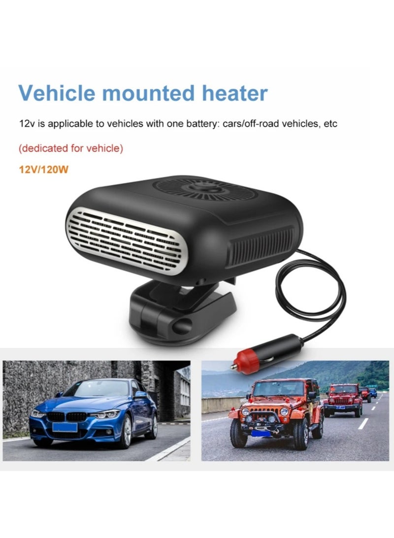 AROAQ Car Heater Demister Defogger 12V Windscreen Demister Defroster Car Heater Universal Angle Adjustment Auto Accessories - Image 1
