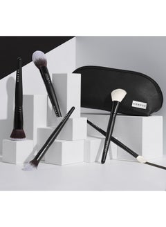 Face The Beat Makeup Brushes - 5 Piece Makeup Brush Set With Foundation, Blush, Contour & Blending Brushes - Made With Synthetic Bristles & Includes Makeup Brush Case (5 Count) - pzsku/ZA8DA55029CB0C1F82E83Z/45/_/1730894446/1d29ebfa-1d78-463f-b49c-3e141602cab0