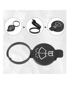 KASTWAVE Windshield Wiper Washer Fluid Reservoir Tank Bottle Cap - Replacement for Chevrolet for Buick LaCrosse for Cadillac CTS - Pack of 1 Black (Exact Fit)  - Image 3