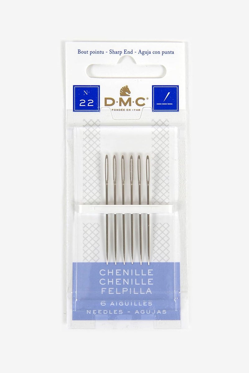 DMC 176822 Chenille Hand Needles 6pkg Size 22