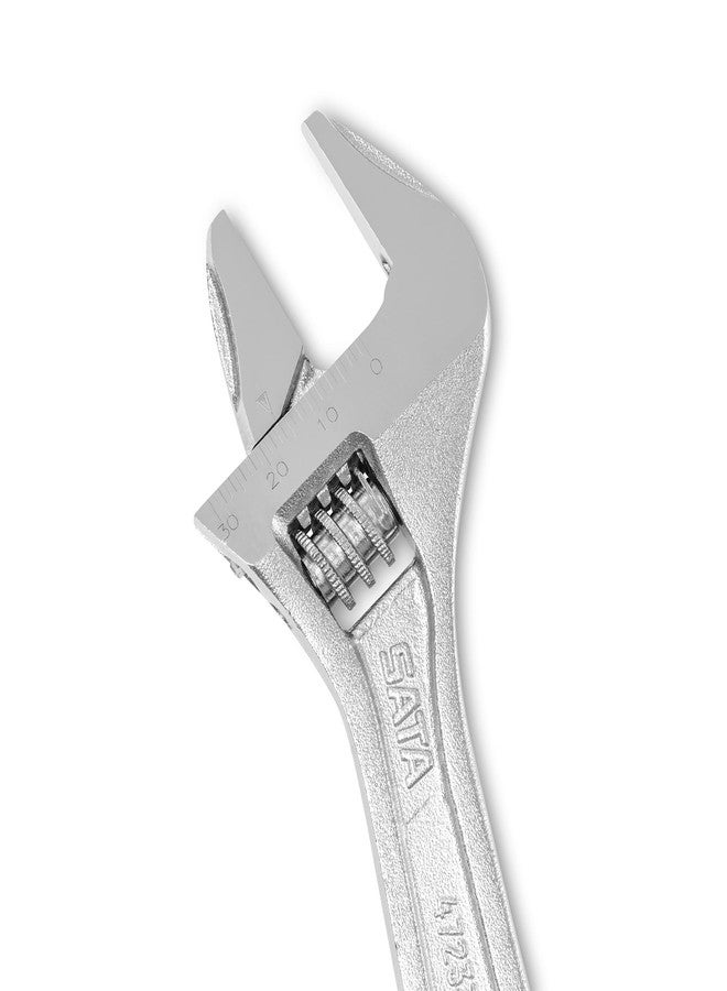 SATA 8 Inch Stubby Wide Jaw Adjustable Wrench - ST47233 - Image 3