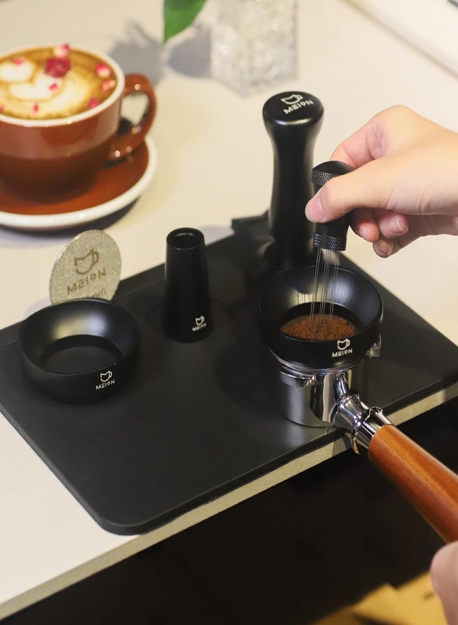 MEION Espresso Tamping mat, Coffee Espresso Tamper Mat, Food Grade Silicone Tamp Mat, Espresso Tamping Station Barista Tools Espresso Accessories, Waterproof and Heat Resistant Espresso Mat - Image 3