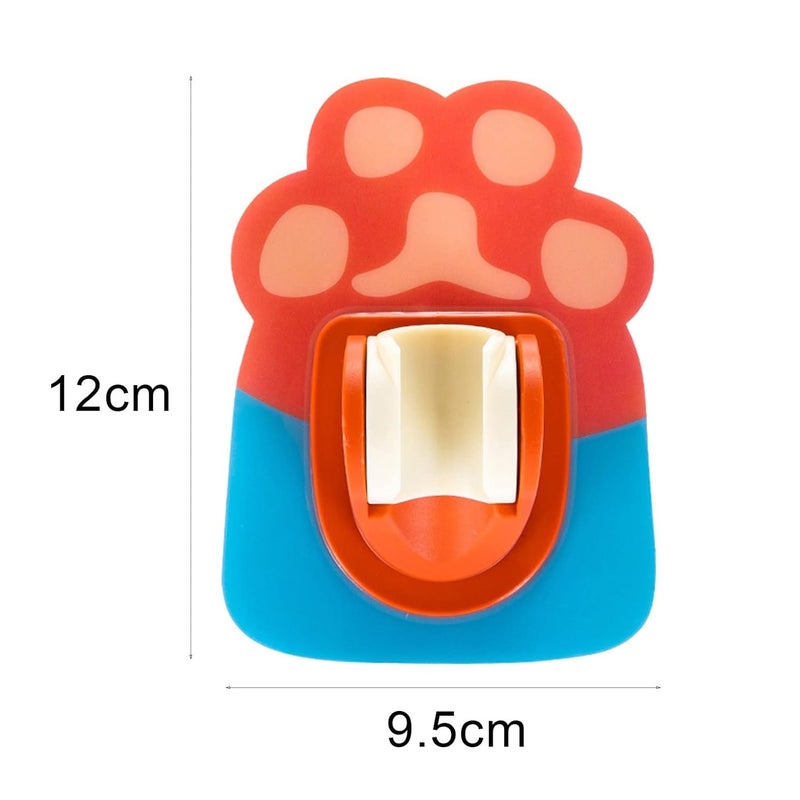 FS COOL Cute Cartoon Bathroom Shower Head Holder PunchFree Shower Bracket Base Wall Mounted Self Adhesive Fixed Direction Adjustable Bathroom Accessories Multifunctional 6 Piece - Image 2