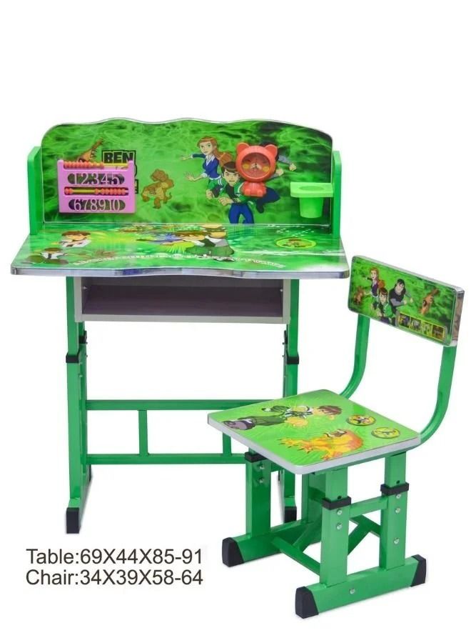 SILA Baby desk Study table For Kids Green Color 