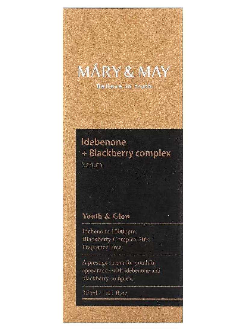 MARY & MAY Idebenone + Blackberry Complex Serum, 30 ml  - Image 1