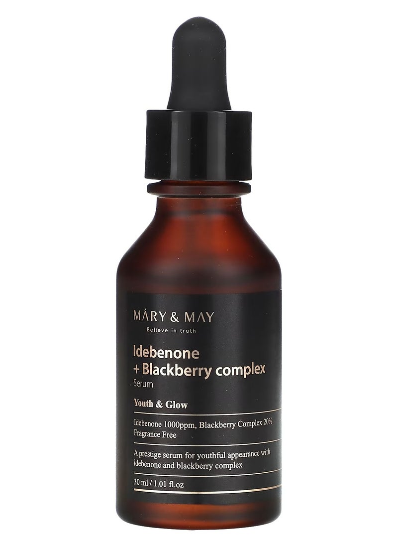 MARY & MAY Idebenone + Blackberry Complex Serum, 30 ml  - Image 2