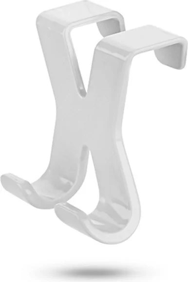 5DM Hang It Practical Easy to Carry Towel Rail Bathroom Hanger with 2 Hooks
