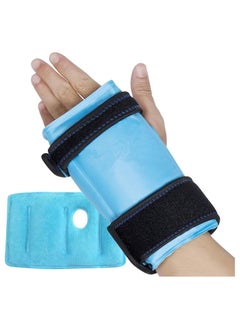 HOFEESEA Wrist Hand Ice Pack Wrap Reusable Gel Hot Cold Therapy for Wrist Elbow Hand Pain Relief Swelling Bruises Sprains  - Image 1