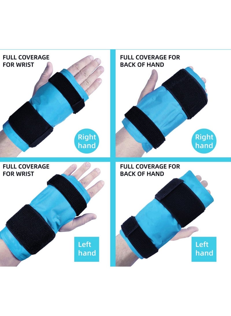 HOFEESEA Wrist Hand Ice Pack Wrap Reusable Gel Hot Cold Therapy for Wrist Elbow Hand Pain Relief Swelling Bruises Sprains - Image 5