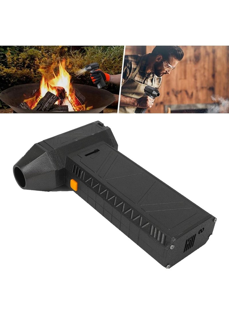Halamine Mini Blower, 130000 RPM Portable Mini Jet Blower, Super Jet Fan Adjustable Speeds and Rechargeable, Cordless Jet Blower Car Dryer with Large Battery, and Type-C Fast Charging  - Image 2