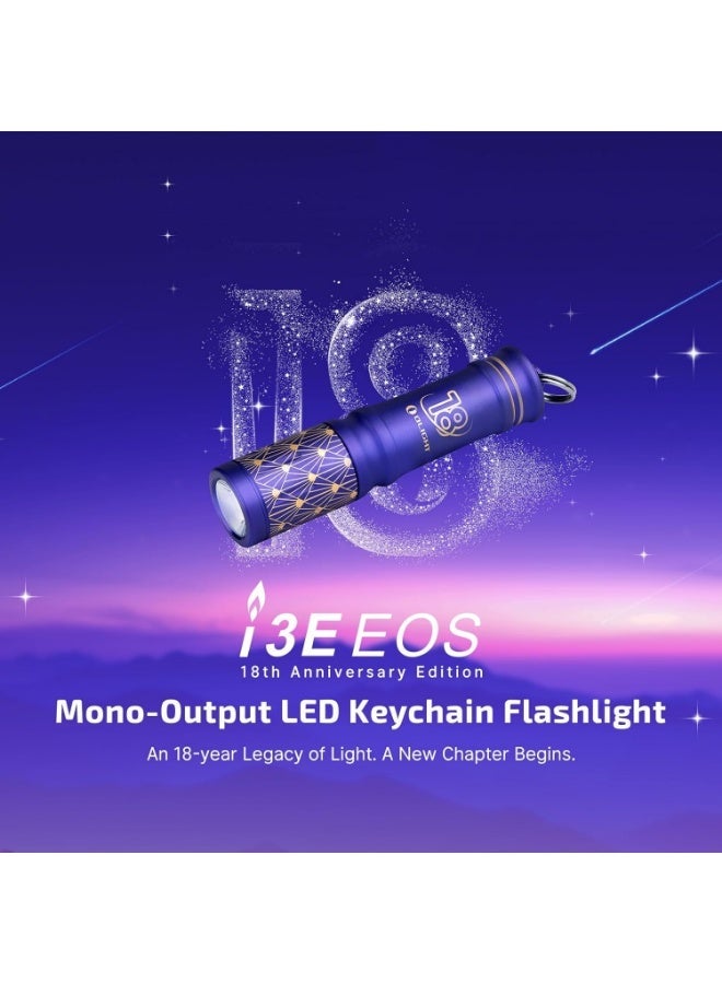 أولايت Olight i3E (إصدار الذكرى الثامنة عشرة)، مصباح سلسلة مفاتيح بقوة 90 لومن، مصباح EDC صغير بحجم 60.5 ملم، مقاوم للماء بتصنيف IPX8، مثالي لسلسلة المفاتيح، الحمل اليومي، هدية - Image 2