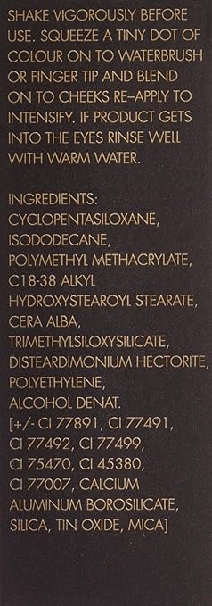 Daniel Sandler WATERCOLOUR LIQUID BLUSH Lightweight Buildable WaterResistant Formula for Cheeks Lips Eyes 15ml