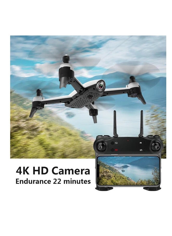 Generic - Drone with 4k camera Optical Flow 22mins Flight Dual Camera WiFi live Live video FPV 4k travel vlog drone - Image 1