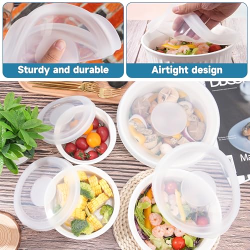 Purekra Silicone Lids for Corningware 1.5 Quart Round Dish, 1 Pack Reusable Covers for CorningWare Baking Dish (Dish not Included) Dishwasher & Microwave & Freezer Safe - Image 4
