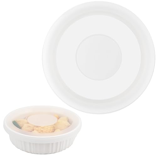 Purekra Silicone Lids for Corningware 1.5 Quart Round Dish, 1 Pack Reusable Covers for CorningWare Baking Dish (Dish not Included) Dishwasher & Microwave & Freezer Safe - Image 1