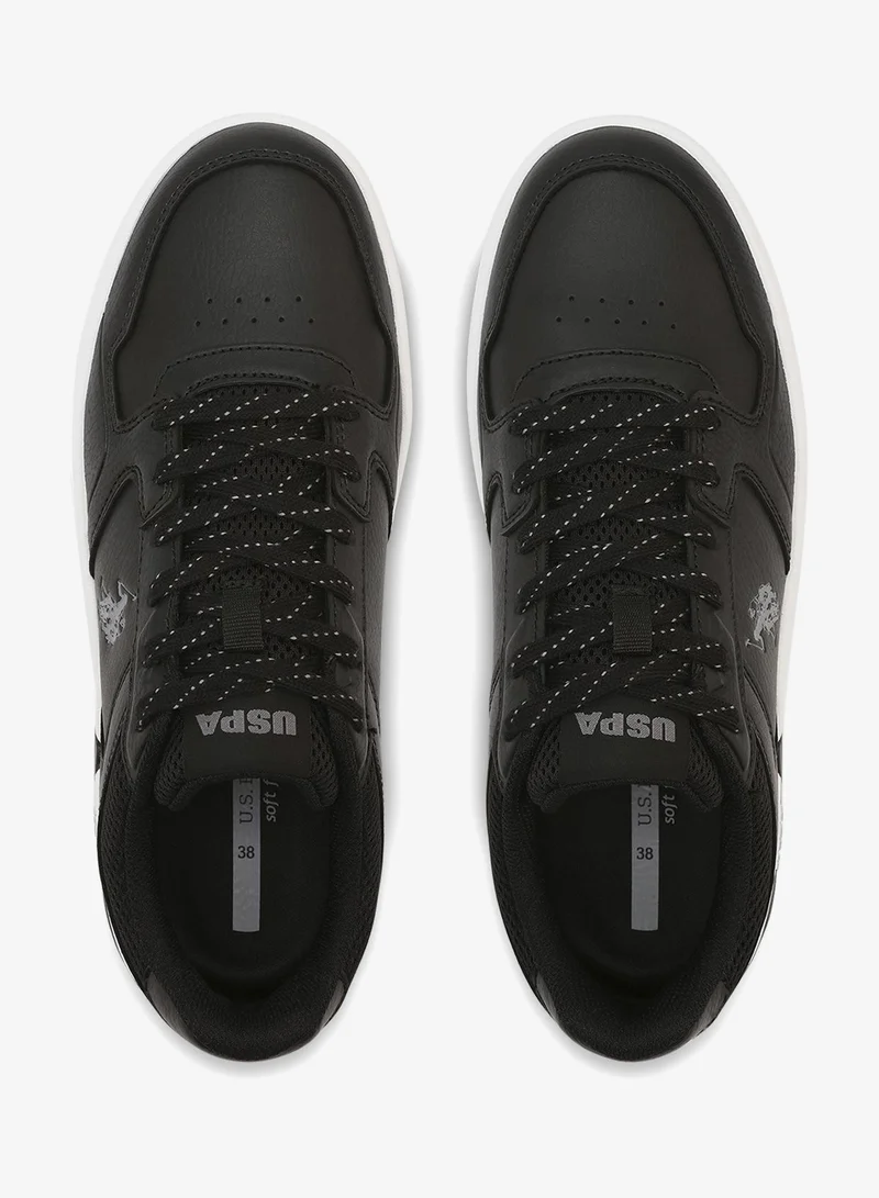 U.S. Polo Assn. 6M HARLEY GLB 6FX WOMEN OD_BLACK Harley Woman's Canvas Lightweight Comfortale Casual Walking Sneaker -Black for Women | Best Price UAE