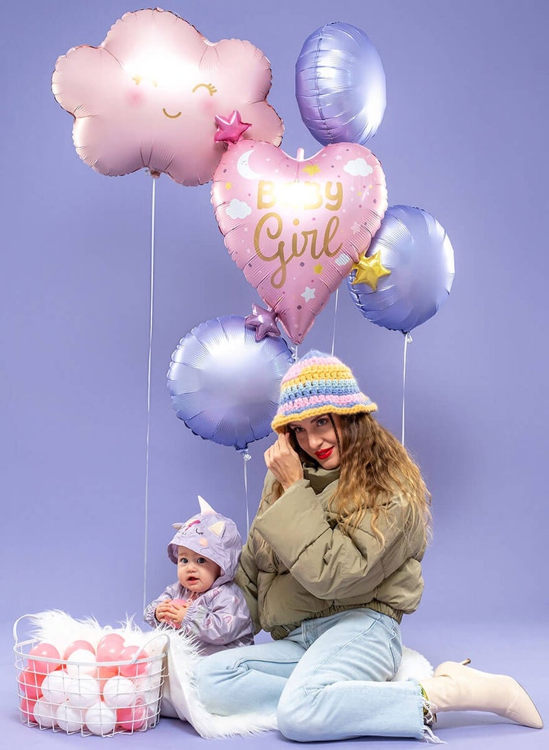 GRABO 24" Foil Balloon Cloud Satin Pastel Pink - Image 2