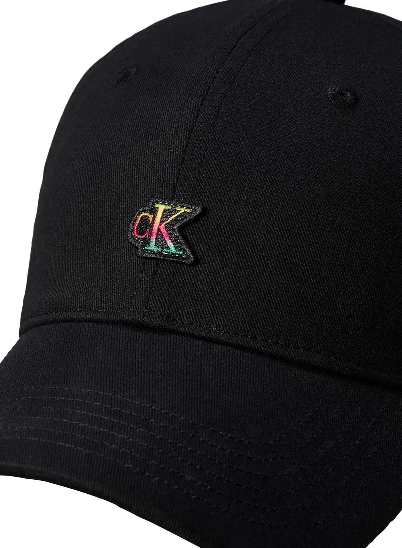 Calvin Klein Black Cotton Twill Logo Cap for Men | Best Price UAE
