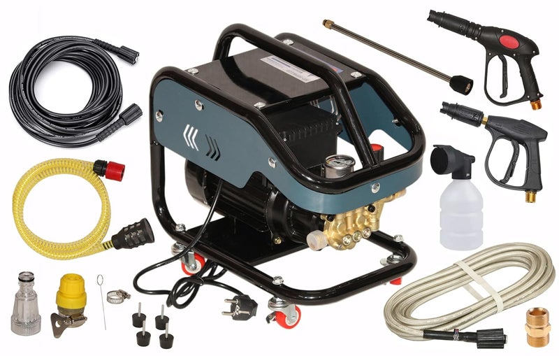 Digital Craft Digital Craft 3000W Commercial Home HighPower Induction Car Wash Equipment Brush Car Water Pump Self ToolHigh Pressure Clean MachineWasher GunWasher Pipe 8MTR with Connector  - Image 1