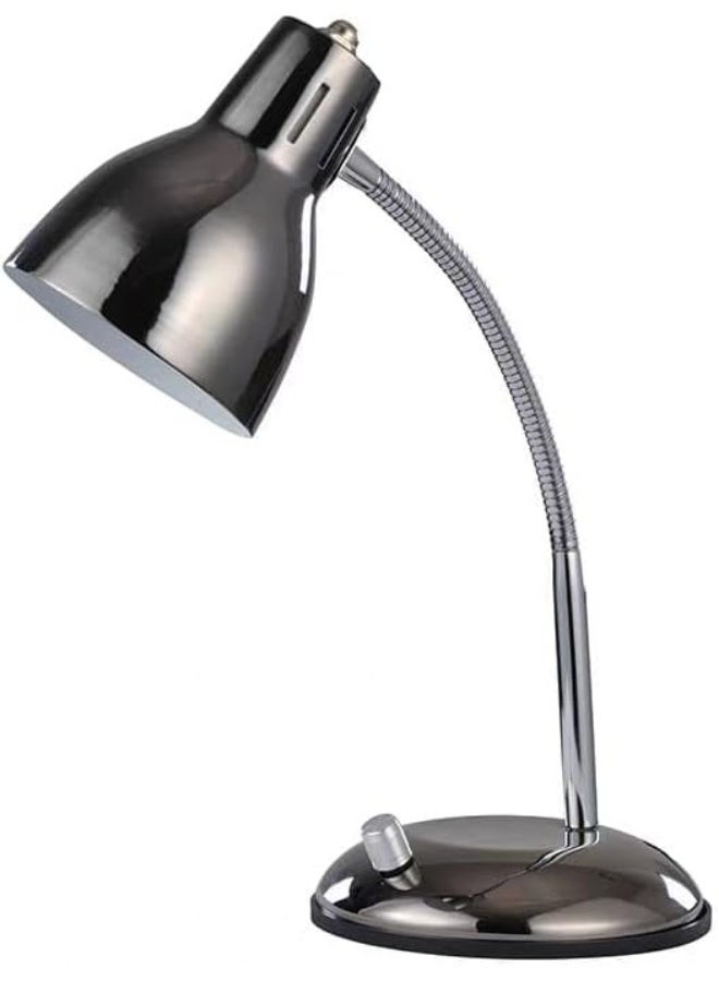 Metal LED desk lamp with adjustable flexible arm, elegant lighting suitable for office or home - Image 3