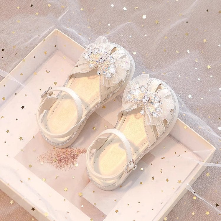 Girls' Shoes Children'S Princess Sandals Summer Style Crystal Baby Girl Stylishly Breathable - Image 2