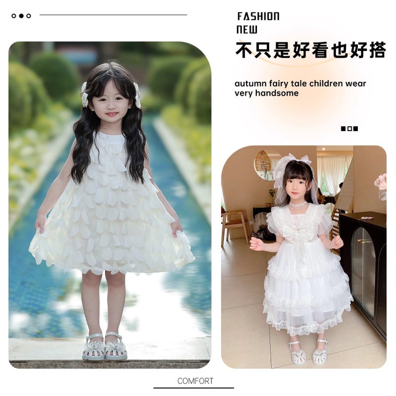 Girls' Shoes Children'S Princess Sandals Summer Style Crystal Baby Girl Stylishly Breathable - Image 3