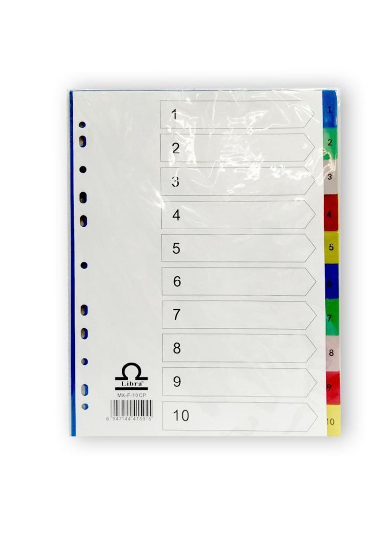 Libra 1-Piece A4 Paper Divider Multicolour - Image 1