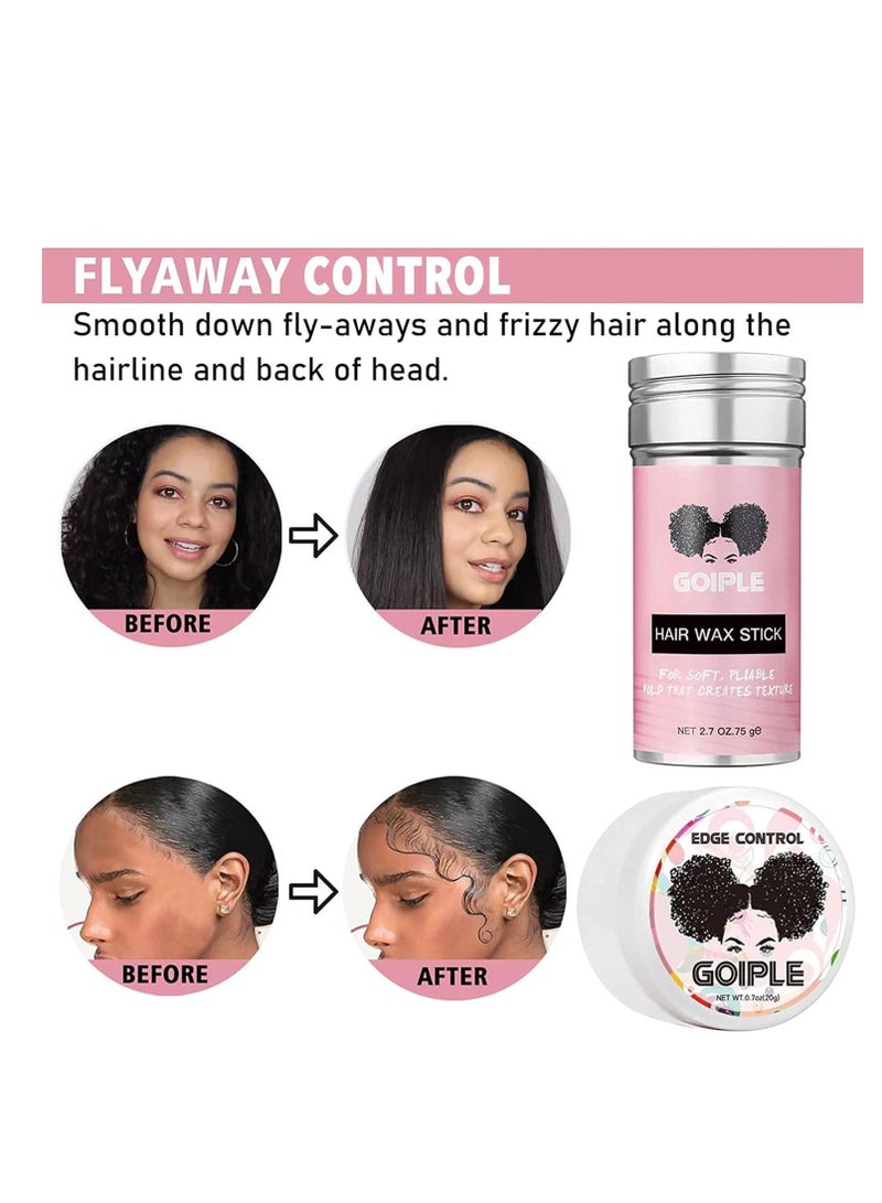 Goiple Adjustable Wig Bands for Lace Frontal and Install - Elastic Bands for Laying Edges and Wig Accessories (Black)