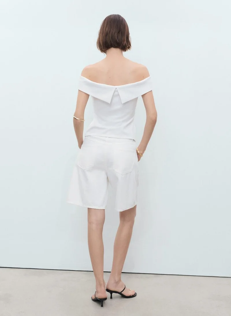 مانجو Strapless Top
