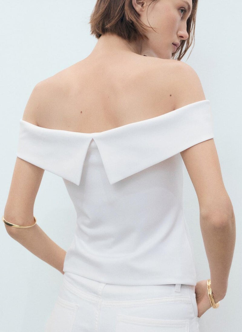 MANGO Strapless Top  - Image 4
