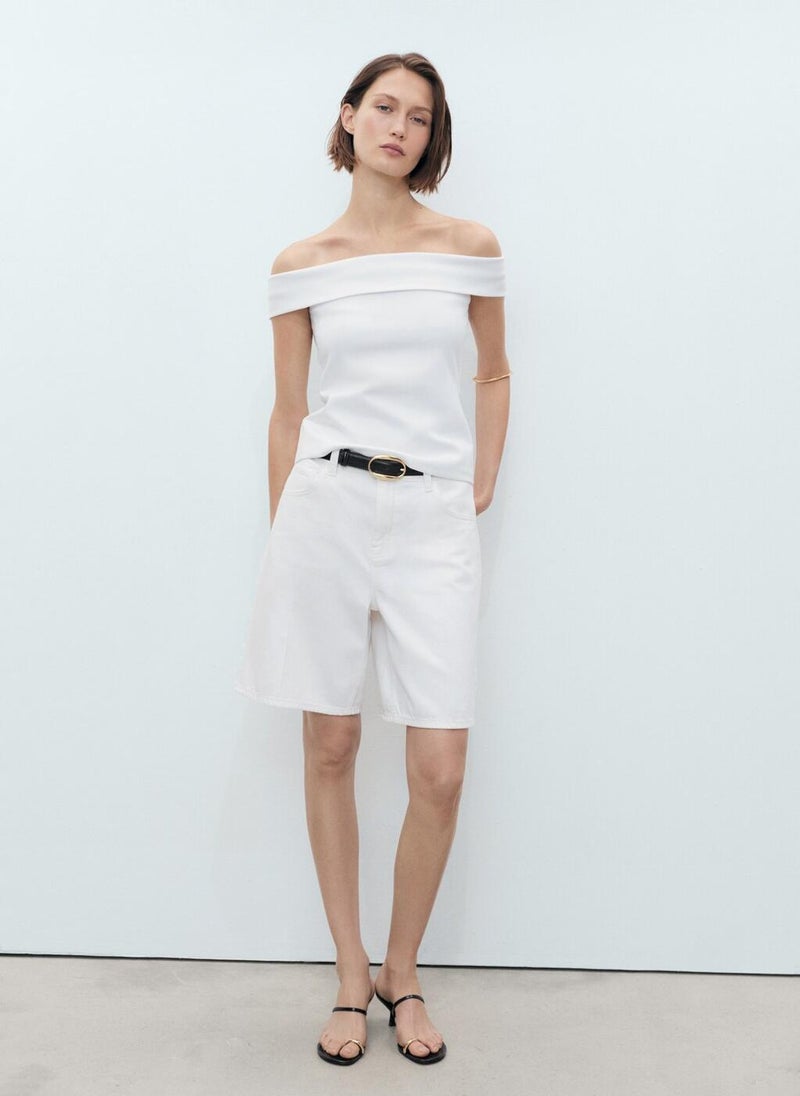 MANGO Strapless Top  - Image 5