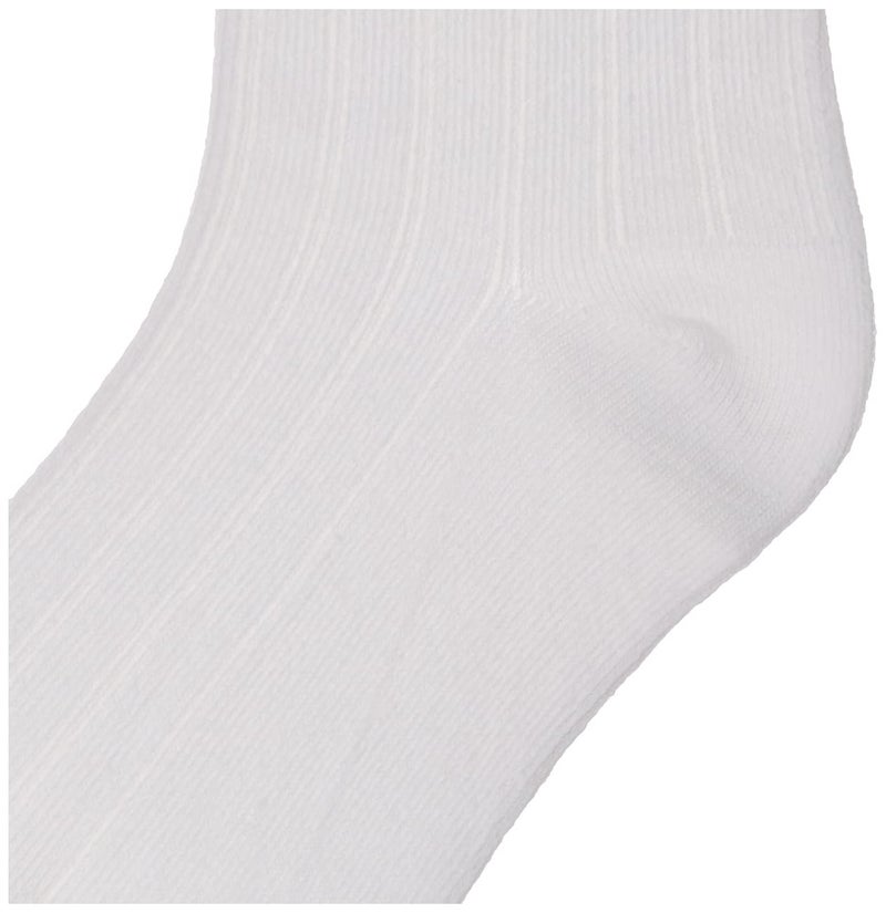 Jefferies Socks Big Boys' Rib Crew Socks 3 Pair Pack, White, Large - Image 3