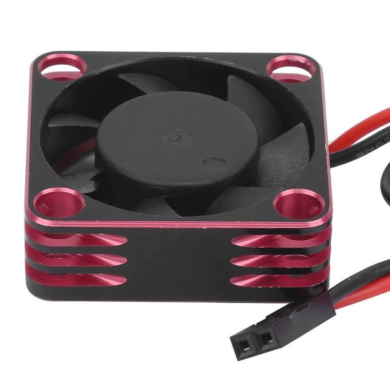 30x30mm Aluminum Cooling Fan 28000RPM Used for RC540 Brushless Motor Accessory PartsRed - Image 1