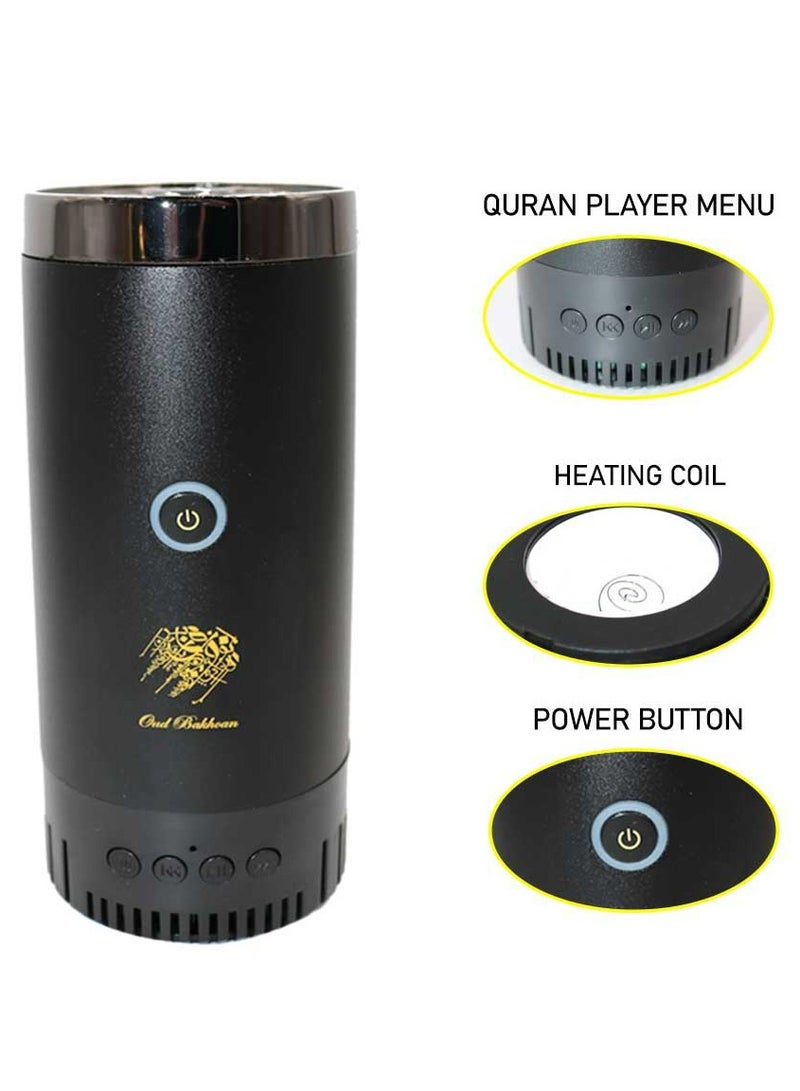 قابلة للشحن بخور البخور العود الموقد مع كامل القرآن مسلم المتكلم التحكم عن بعد - Image 3