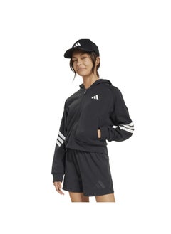 Adidas adidas future icons 3 stripes full zip track women hooded top  - Image 2