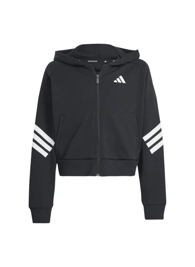 Adidas Future Icons 3-Stripes Full-Zip Hooded Track Jacket Kids