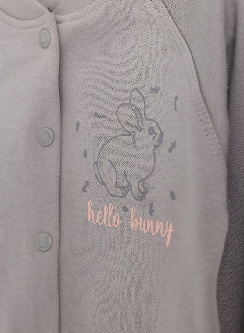 Junior Baby Girls Hello Bunny Pyjama Set - Image 4