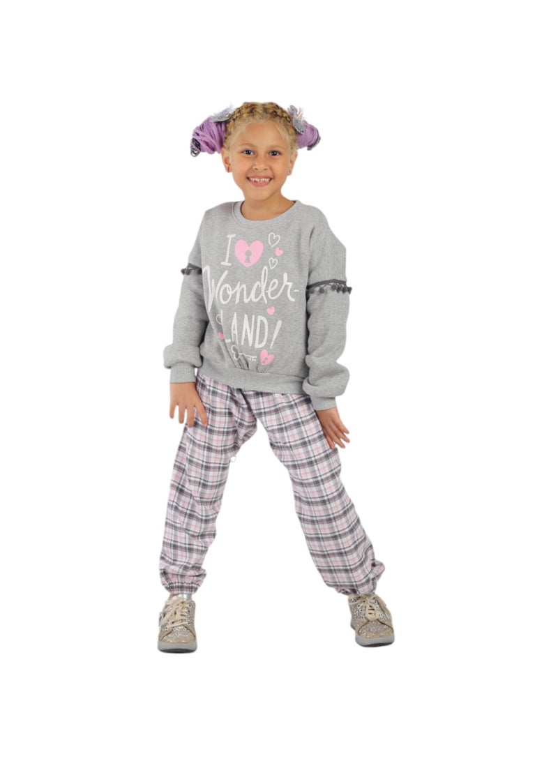 CHOiCE Wonder Land Pajama Set Comfortable and Elegant Grey Color Code 543 - Image 1