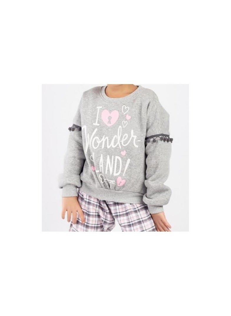 CHOiCE Wonder Land Pajama Set Comfortable and Elegant Grey Color Code 543 - Image 3